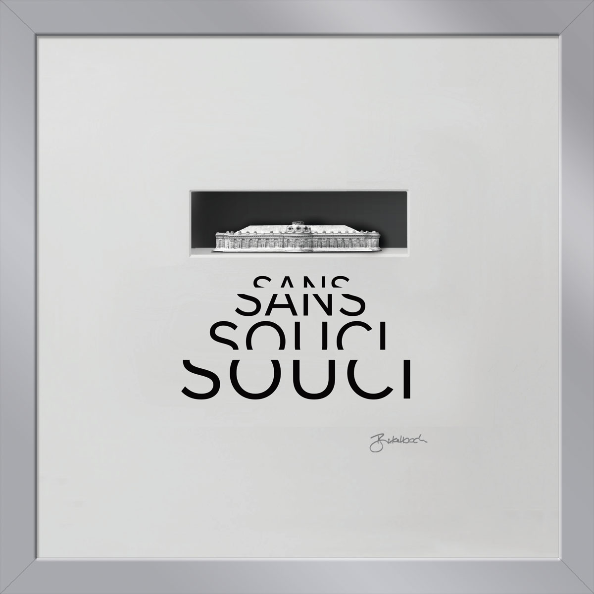 birkelbach-wortkunst3-schoene-momente-sanssouci-schwarz-rahmen-silber